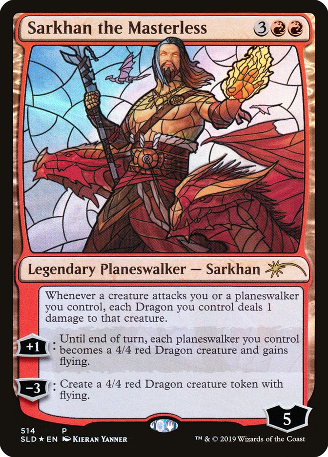 Sarkhan the Masterless (Stained Glass) [Secret Lair Drop Promos] | GrognardGamesBatavia