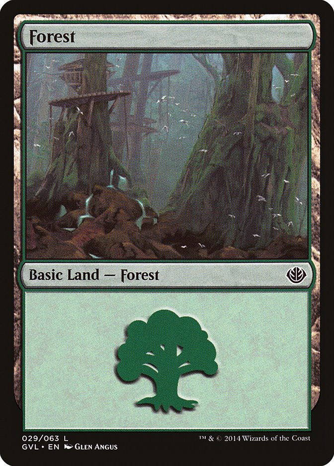 Forest (29) (Garruk vs. Liliana) [Duel Decks Anthology] | GrognardGamesBatavia