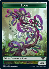 Plant // Treasure Double-Sided Token [Kamigawa: Neon Dynasty Commander Tokens] | GrognardGamesBatavia