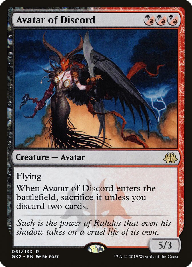 Avatar of Discord [Ravnica Allegiance Guild Kit] | GrognardGamesBatavia