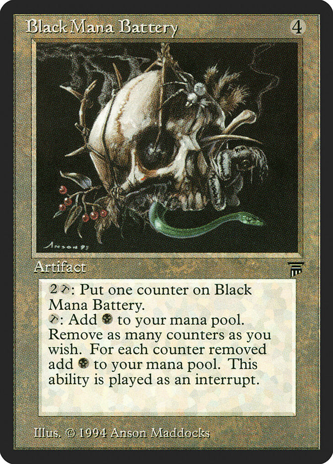 Black Mana Battery [Legends] | GrognardGamesBatavia