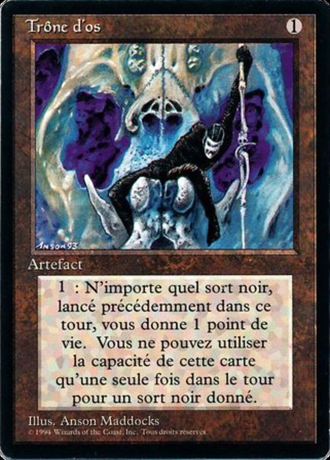 Throne of Bone [Foreign Black Border] | GrognardGamesBatavia