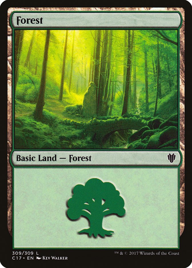 Forest (309) [Commander 2017] | GrognardGamesBatavia