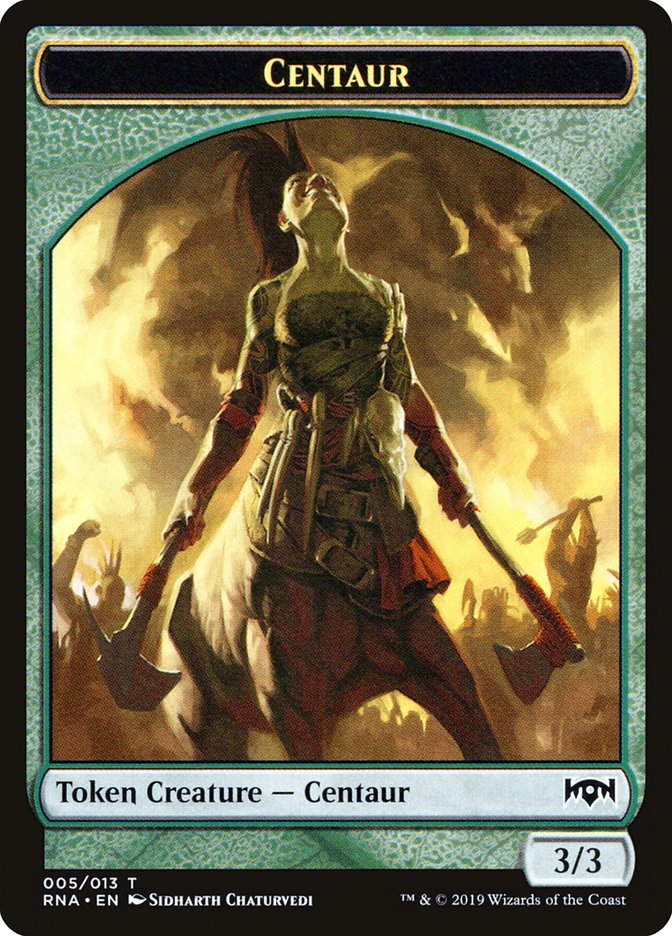 Centaur Token [Ravnica Allegiance Tokens] | GrognardGamesBatavia