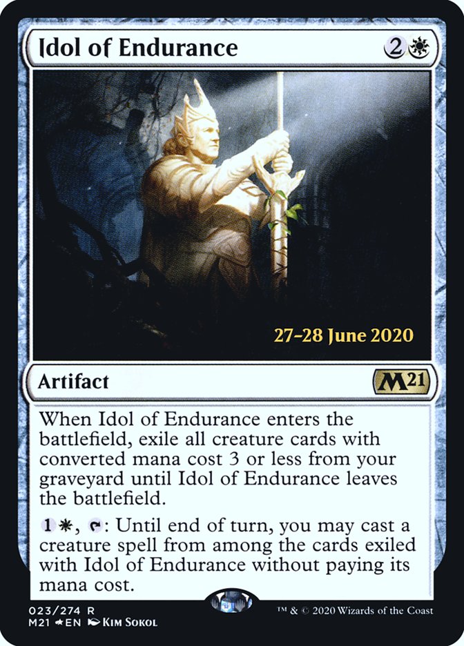 Idol of Endurance [Core Set 2021 Prerelease Promos] | GrognardGamesBatavia