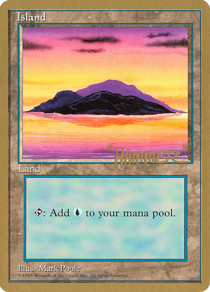 Island (shr368) (Shawn "Hammer" Regnier) [Pro Tour Collector Set] | GrognardGamesBatavia