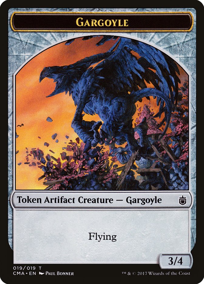 Gargoyle Token [Commander Anthology Tokens] | GrognardGamesBatavia