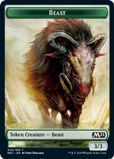 Beast // Insect Double-Sided Token [Challenger Decks 2021 Tokens] | GrognardGamesBatavia