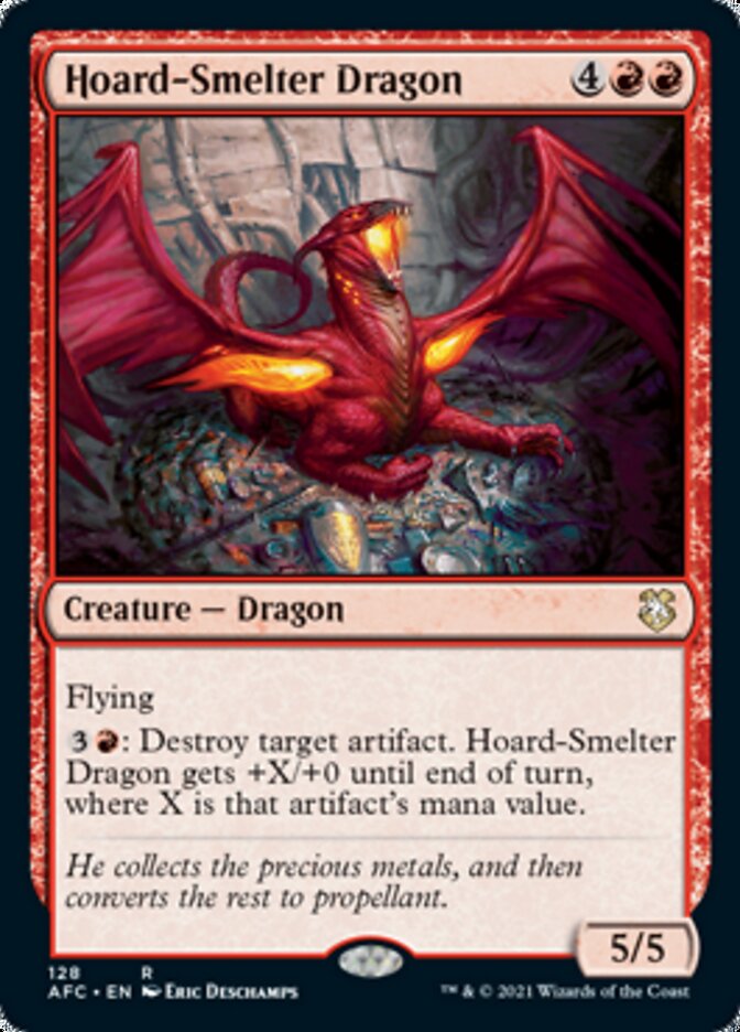 Hoard-Smelter Dragon [Dungeons & Dragons: Adventures in the Forgotten Realms Commander] | GrognardGamesBatavia