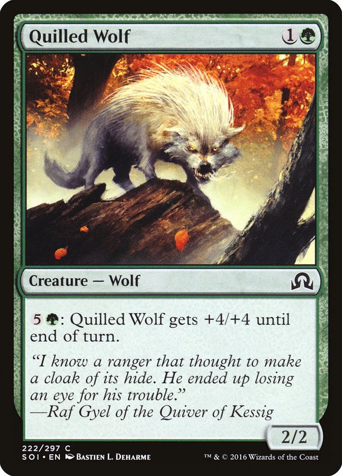 Quilled Wolf [Shadows over Innistrad] | GrognardGamesBatavia