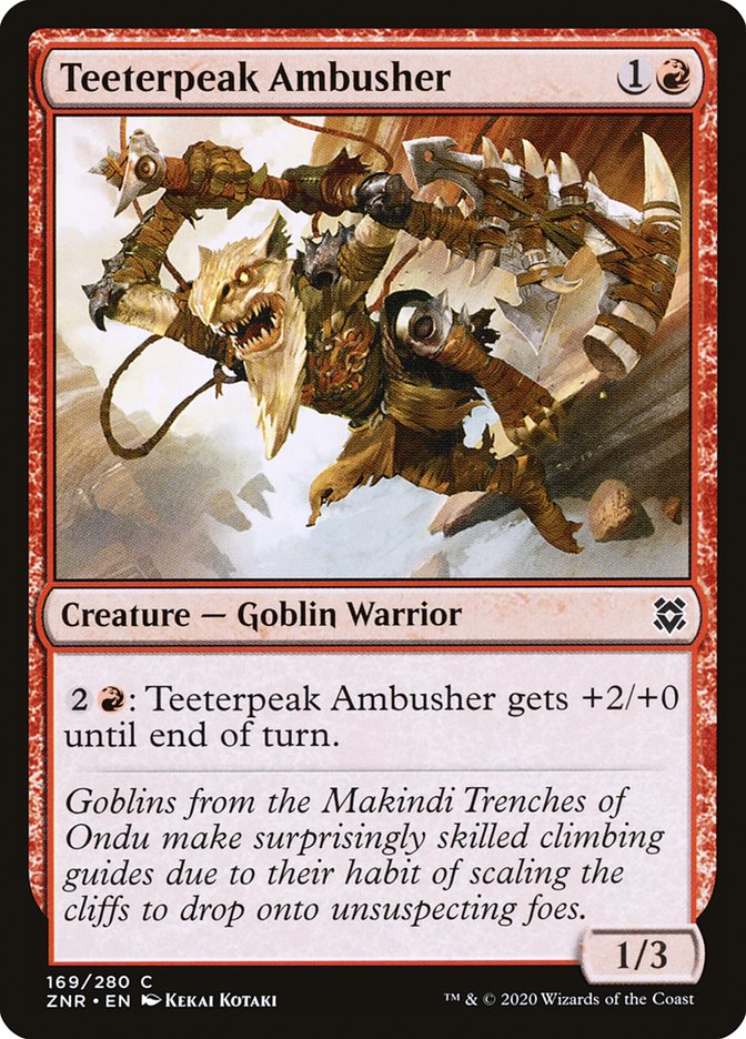 Teeterpeak Ambusher [Zendikar Rising] | GrognardGamesBatavia