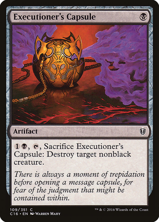 Executioner's Capsule [Commander 2016] | GrognardGamesBatavia