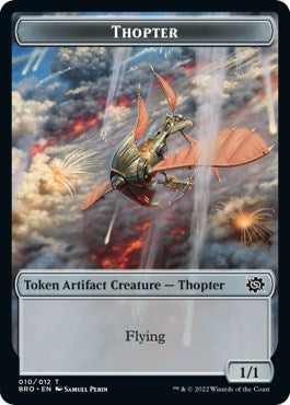 Myr // Thopter (010) Double-Sided Token [The Brothers' War Commander Tokens] | GrognardGamesBatavia