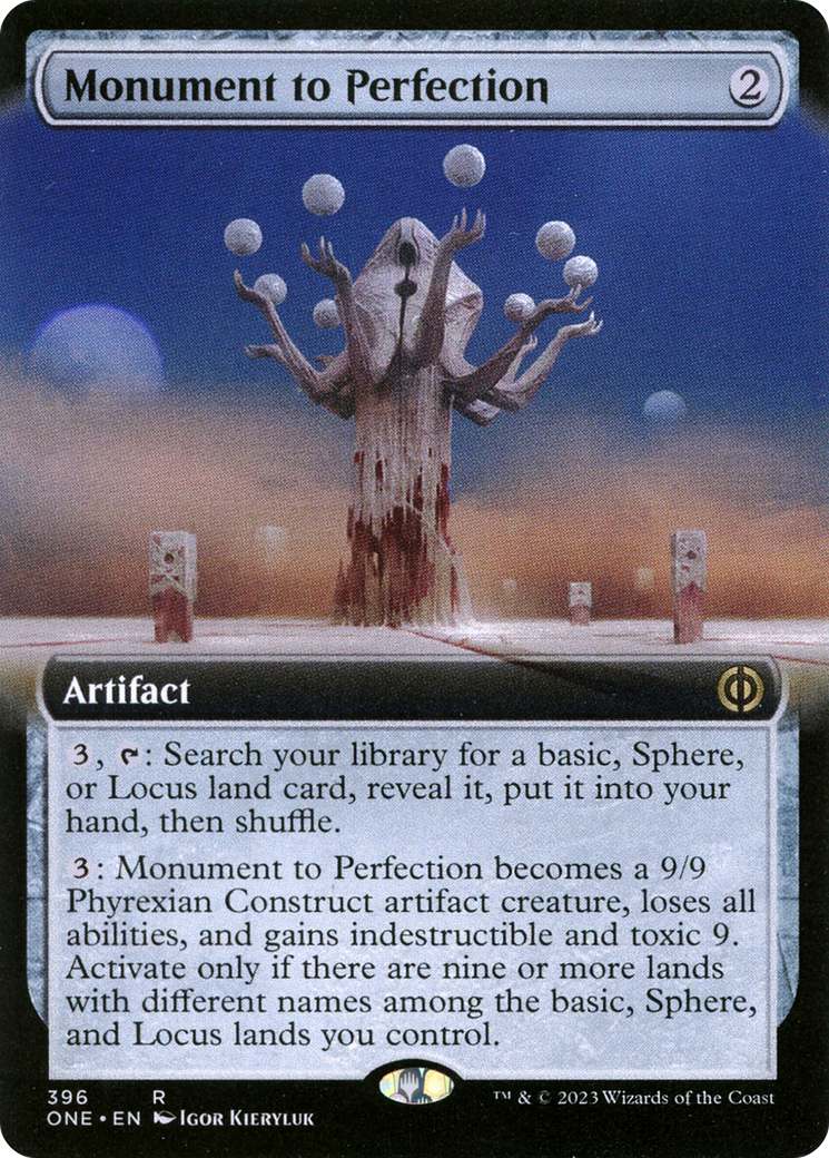 Monument to Perfection (Extended Art) [Phyrexia: All Will Be One] | GrognardGamesBatavia