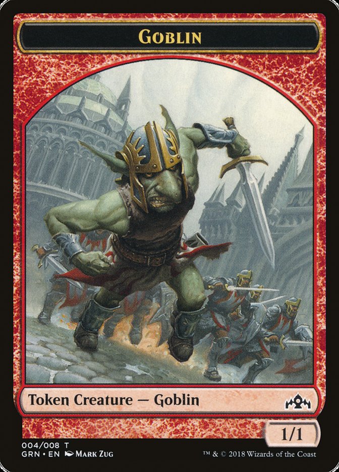 Goblin // Soldier Double-Sided Token [Guilds of Ravnica Guild Kit Tokens] | GrognardGamesBatavia