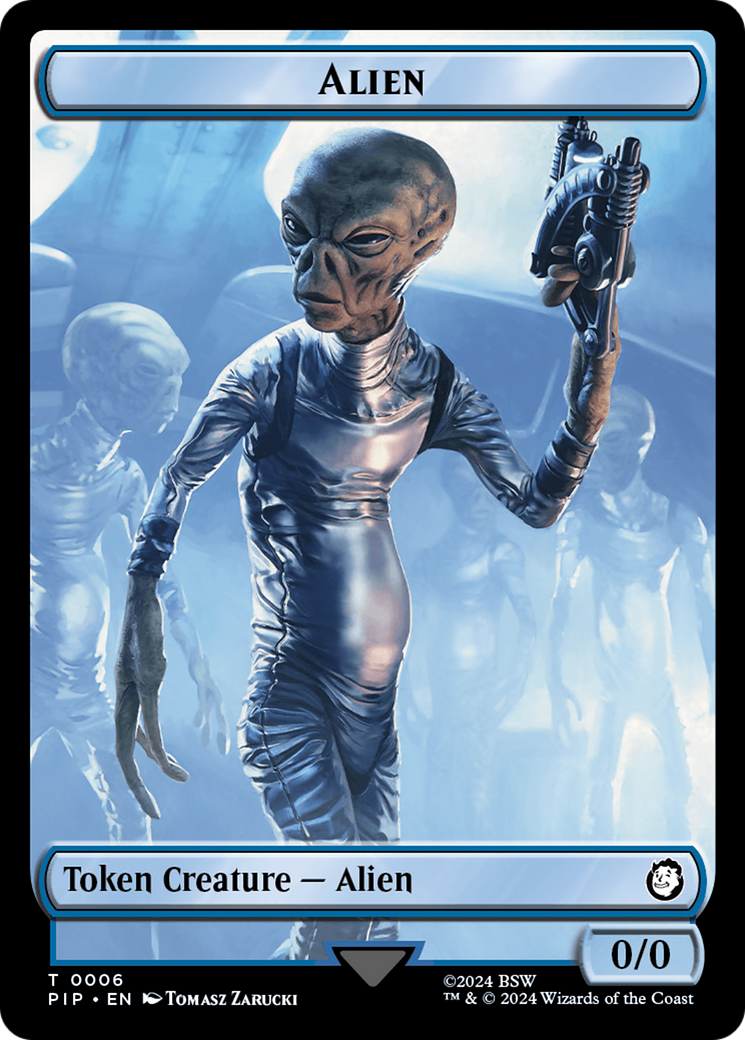 Alien // Clue Double-Sided Token [Fallout Tokens] | GrognardGamesBatavia