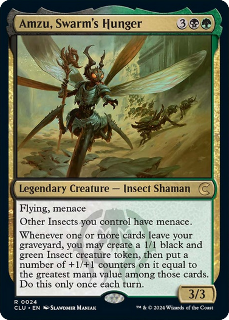 Amzu, Swarm's Hunger [Ravnica: Clue Edition] | GrognardGamesBatavia