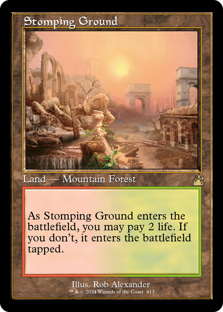 Stomping Ground (Retro) [Ravnica Remastered] | GrognardGamesBatavia