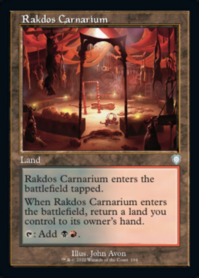 Rakdos Carnarium (Retro) [The Brothers' War Commander] | GrognardGamesBatavia