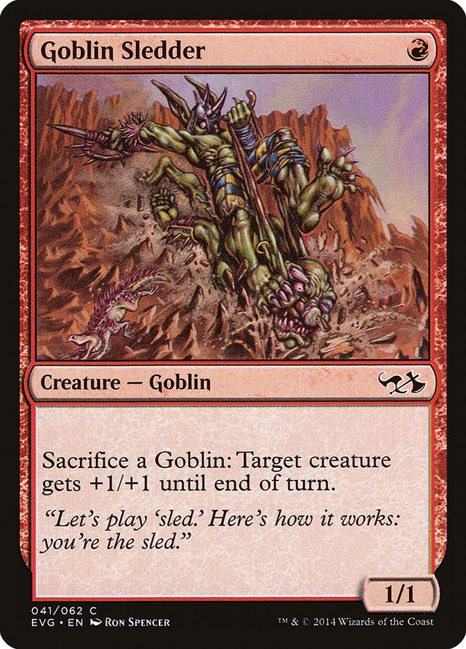 Goblin Sledder (Elves vs. Goblins) [Duel Decks Anthology] | GrognardGamesBatavia