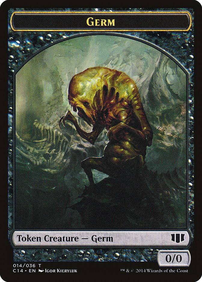 Stoneforged Blade // Germ Double-Sided Token [Commander 2014 Tokens] | GrognardGamesBatavia