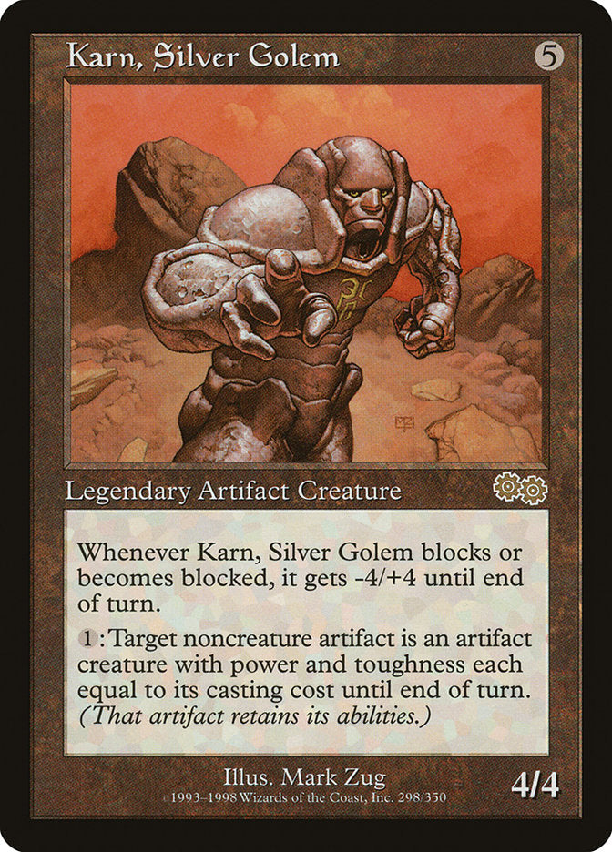 Karn, Silver Golem [Urza's Saga] | GrognardGamesBatavia