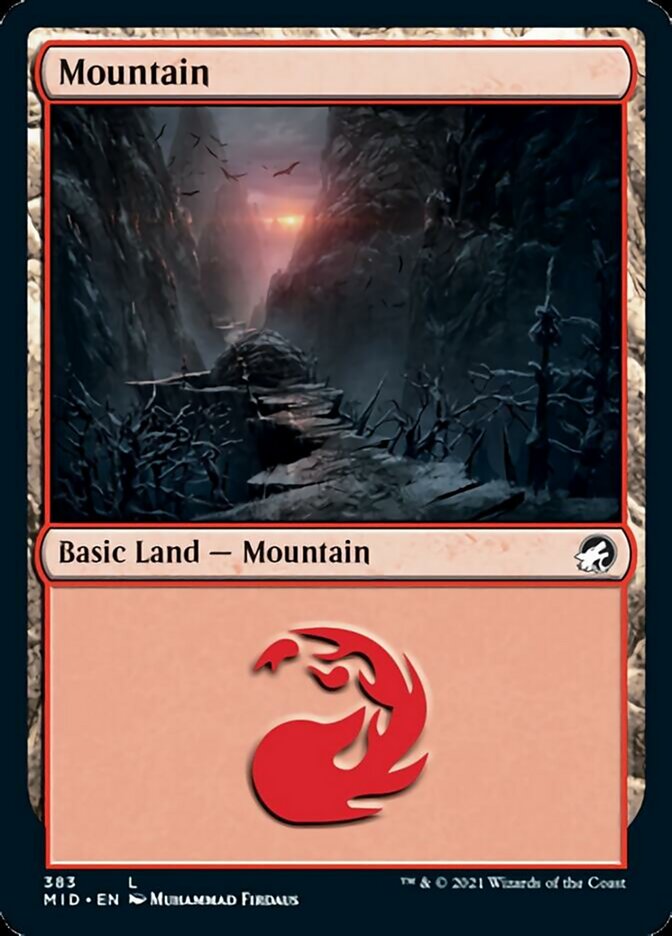 Mountain (383) [Innistrad: Midnight Hunt] | GrognardGamesBatavia