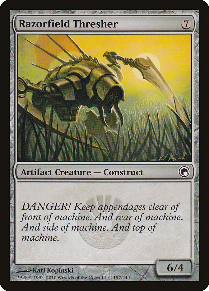 Razorfield Thresher [Scars of Mirrodin] | GrognardGamesBatavia