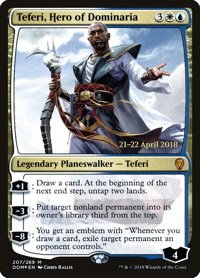 Teferi, Hero of Dominaria [Dominaria Prerelease Promos] | GrognardGamesBatavia