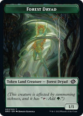 Powerstone // Forest Dryad Double-Sided Token [The Brothers' War Tokens] | GrognardGamesBatavia