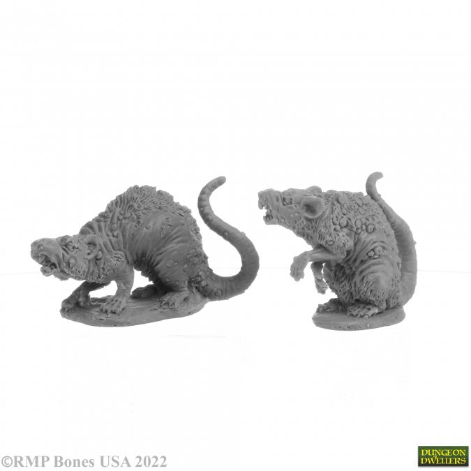 07035 Reaper Bones Barrow Rats | GrognardGamesBatavia