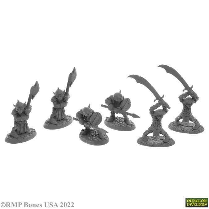 Bones 07044 Goblin Warriors (6) | GrognardGamesBatavia