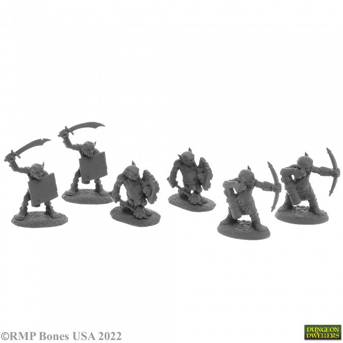 Bones 07045 Goblin Skirmishers (6) | GrognardGamesBatavia