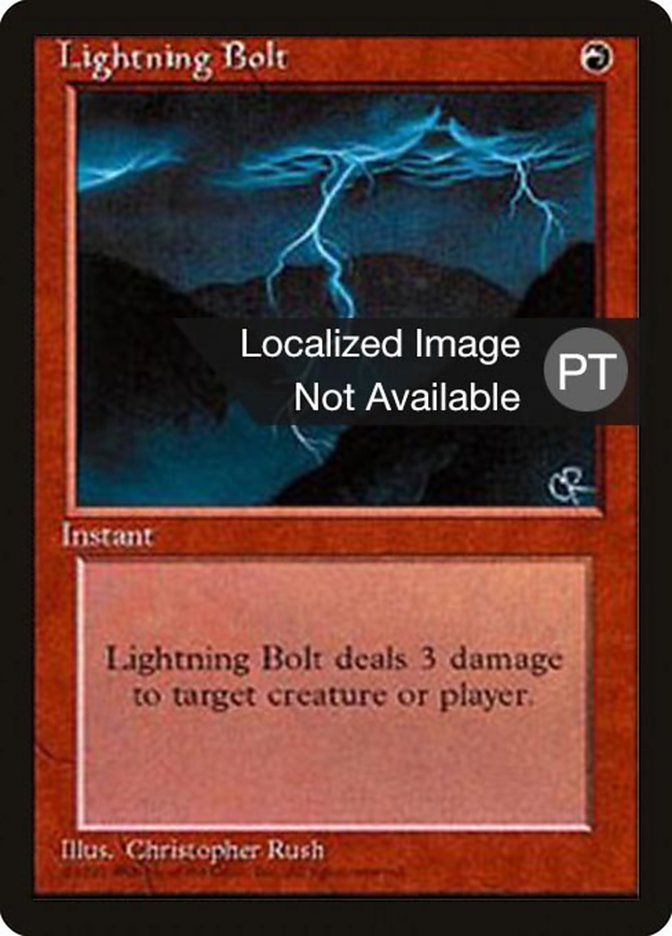 Lightning Bolt [Fourth Edition (Foreign Black Border)] | GrognardGamesBatavia