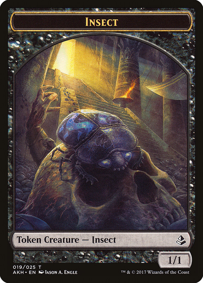 Insect Token [Amonkhet Tokens] | GrognardGamesBatavia