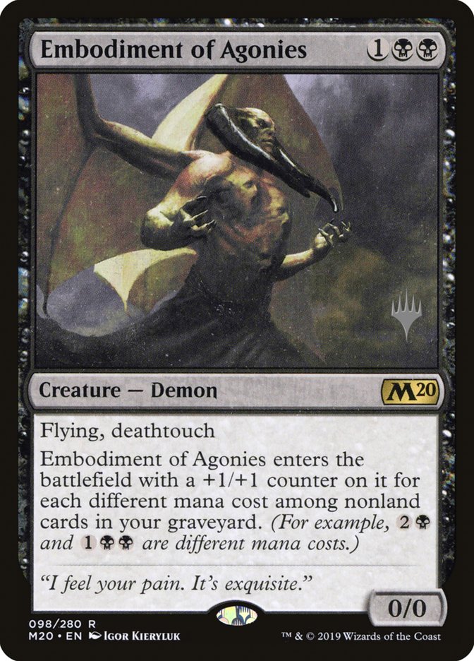 Embodiment of Agonies (Promo Pack) [Core Set 2020 Promos] | GrognardGamesBatavia