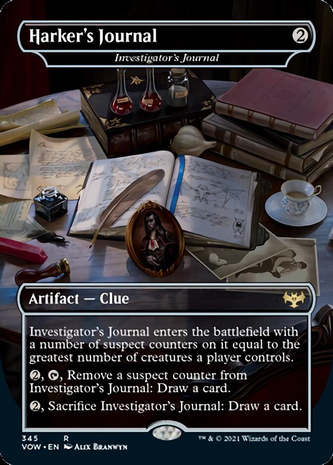 Investigator's Journal - Harker's Journal [Innistrad: Crimson Vow] | GrognardGamesBatavia