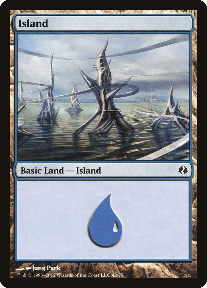 Island (42) [Duel Decks: Venser vs. Koth] | GrognardGamesBatavia