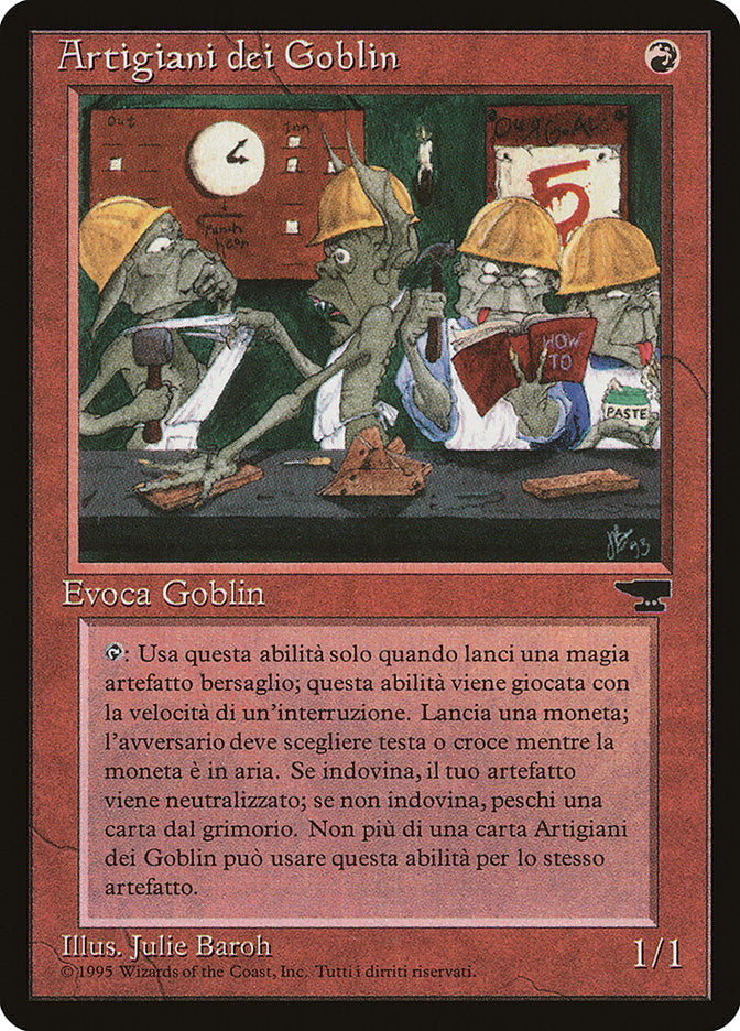 Goblin Artisans (Italian) - "Artigiani dei Goblin" [Rinascimento] | GrognardGamesBatavia