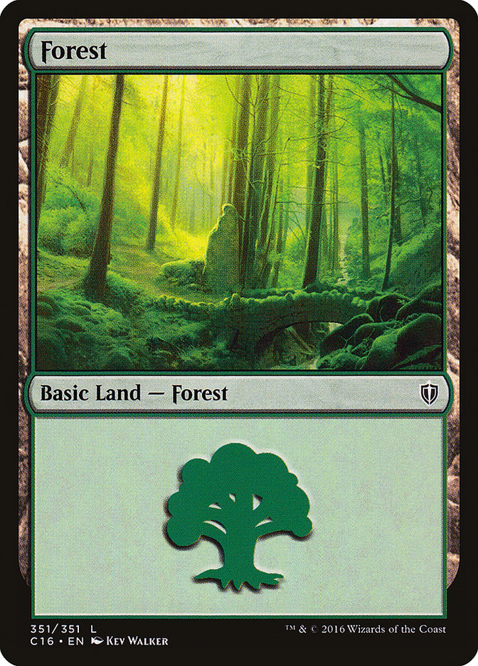 Forest (351) [Commander 2016] | GrognardGamesBatavia