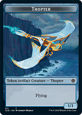 Pegasus // Thopter Double-Sided Token [Starter Commander Decks] | GrognardGamesBatavia