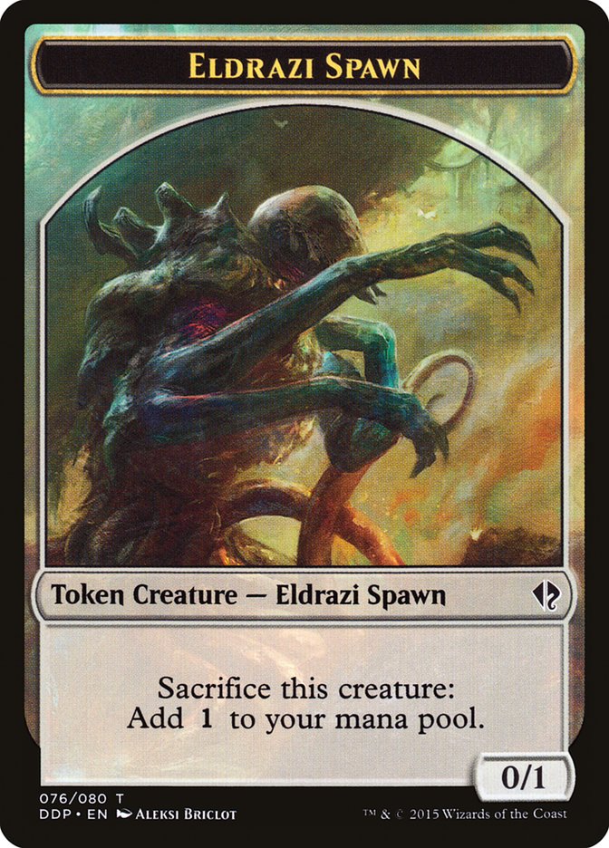 Eldrazi Spawn Token (076/080) [Duel Decks: Zendikar vs. Eldrazi] | GrognardGamesBatavia