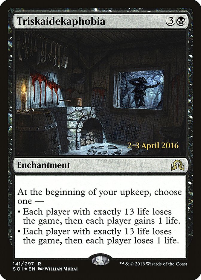 Triskaidekaphobia [Shadows over Innistrad Prerelease Promos] | GrognardGamesBatavia