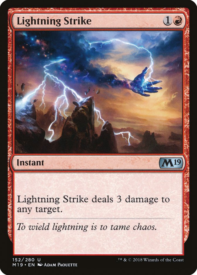 Lightning Strike [Core Set 2019] | GrognardGamesBatavia