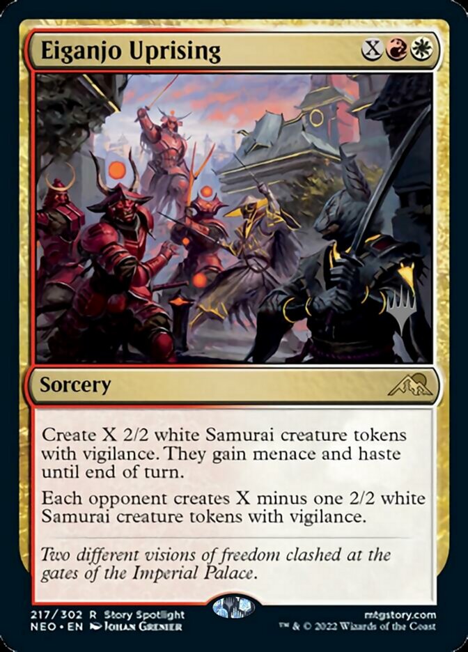 Eiganjo Uprising (Promo Pack) [Kamigawa: Neon Dynasty Promos] | GrognardGamesBatavia