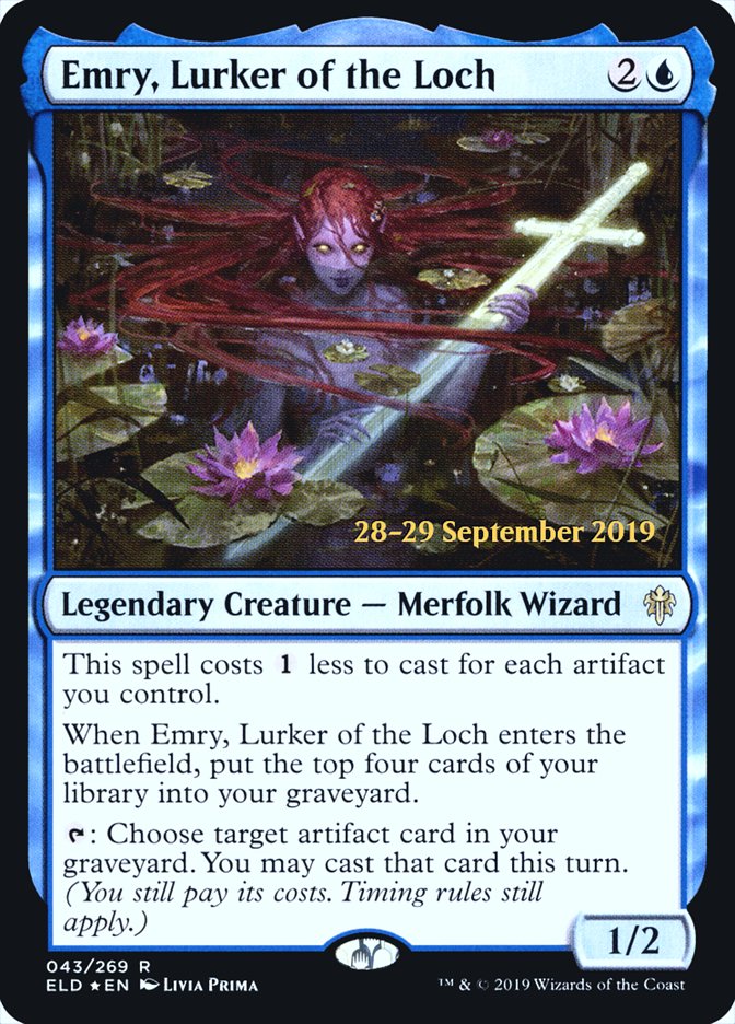 Emry, Lurker of the Loch [Throne of Eldraine Prerelease Promos] | GrognardGamesBatavia