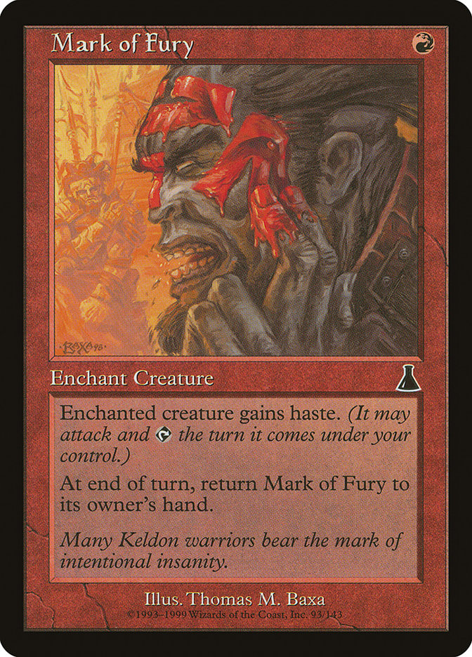 Mark of Fury [Urza's Destiny] | GrognardGamesBatavia