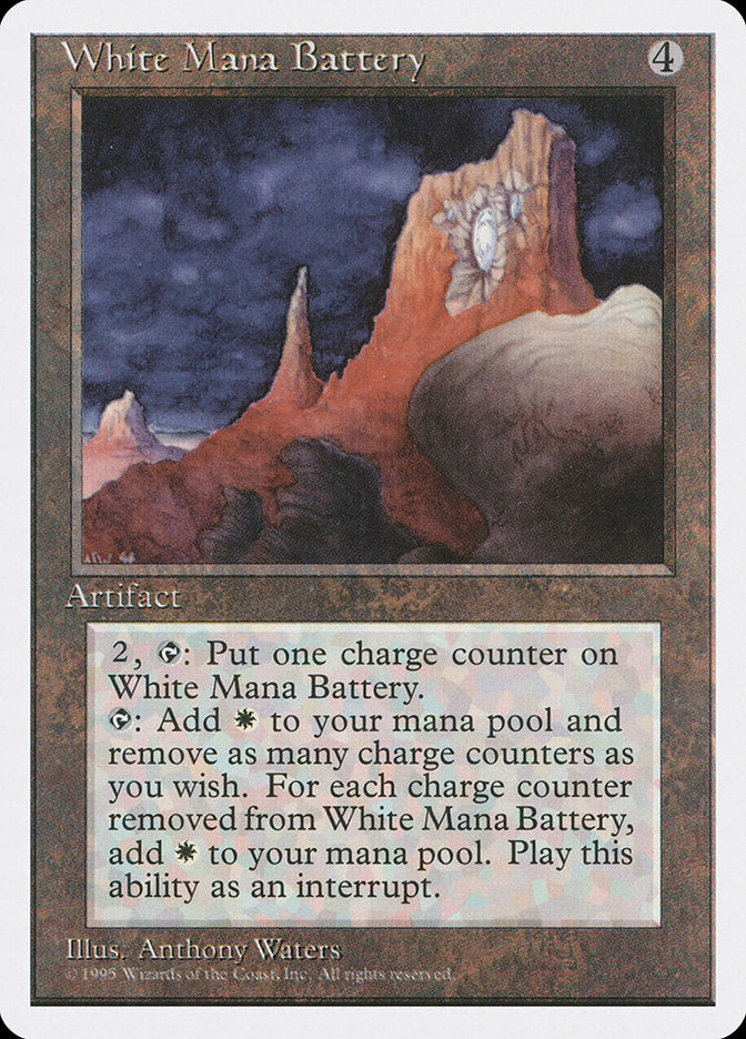 White Mana Battery [Fourth Edition] | GrognardGamesBatavia