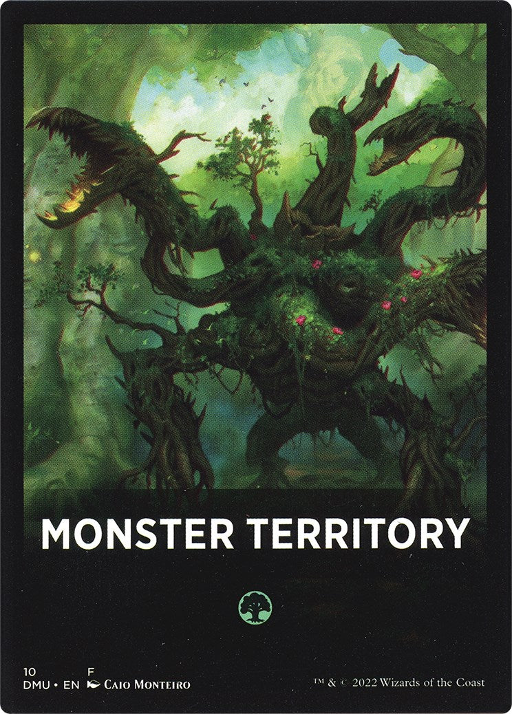 Monster Territory Theme Card [Dominaria United Tokens] | GrognardGamesBatavia