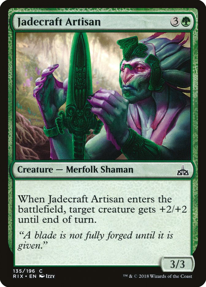 Jadecraft Artisan [Rivals of Ixalan] | GrognardGamesBatavia